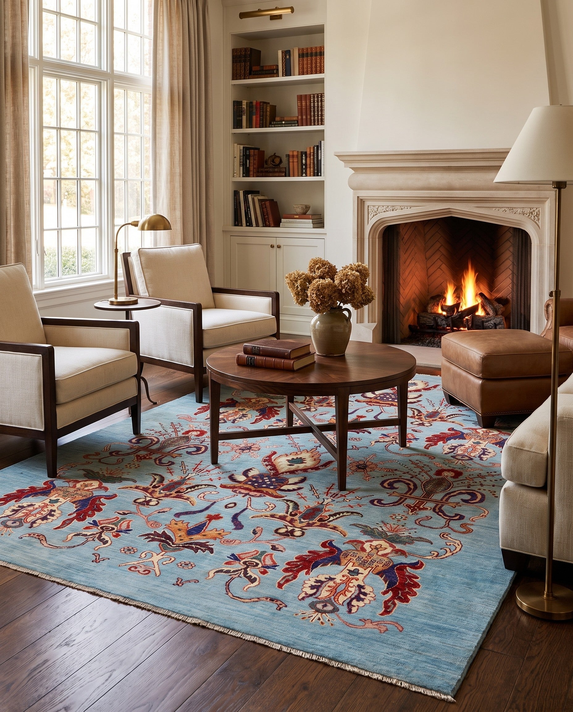 5' 1 x 6' 8 Hand Knotted Ariana Ziegler Rug