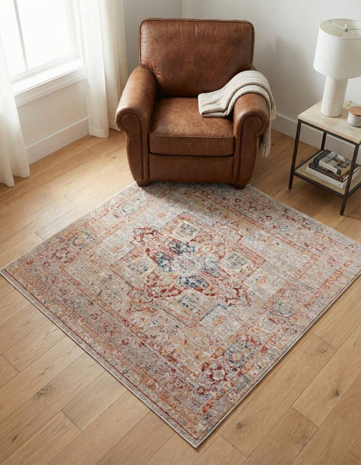 Detail image of 4' x 4' Noble Square Rug