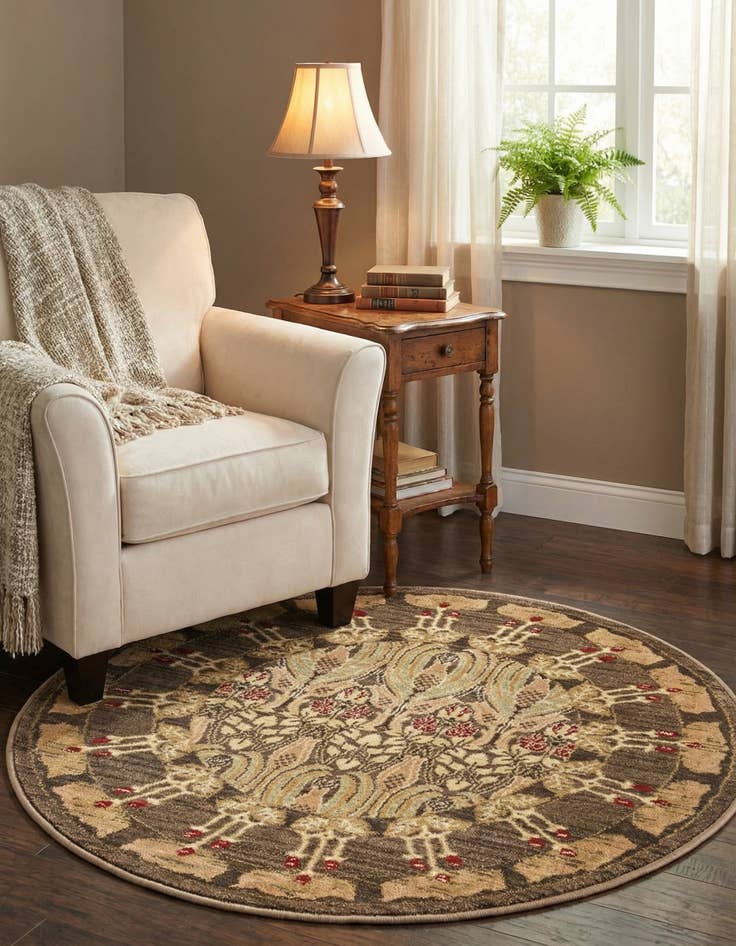 Detail image of 3' x 3' Kensington Round Rug