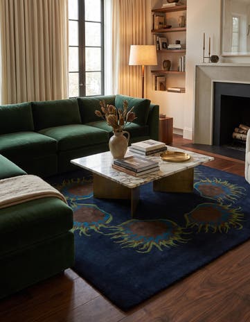 7' 5 x 7' 8 Luna Wool Square Rug