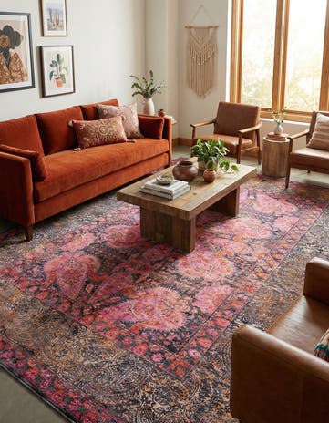 Pink Washable Mangata Rug