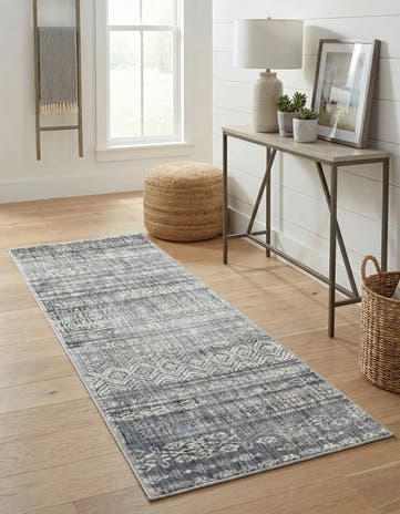 Gray Solaris Runner Rug