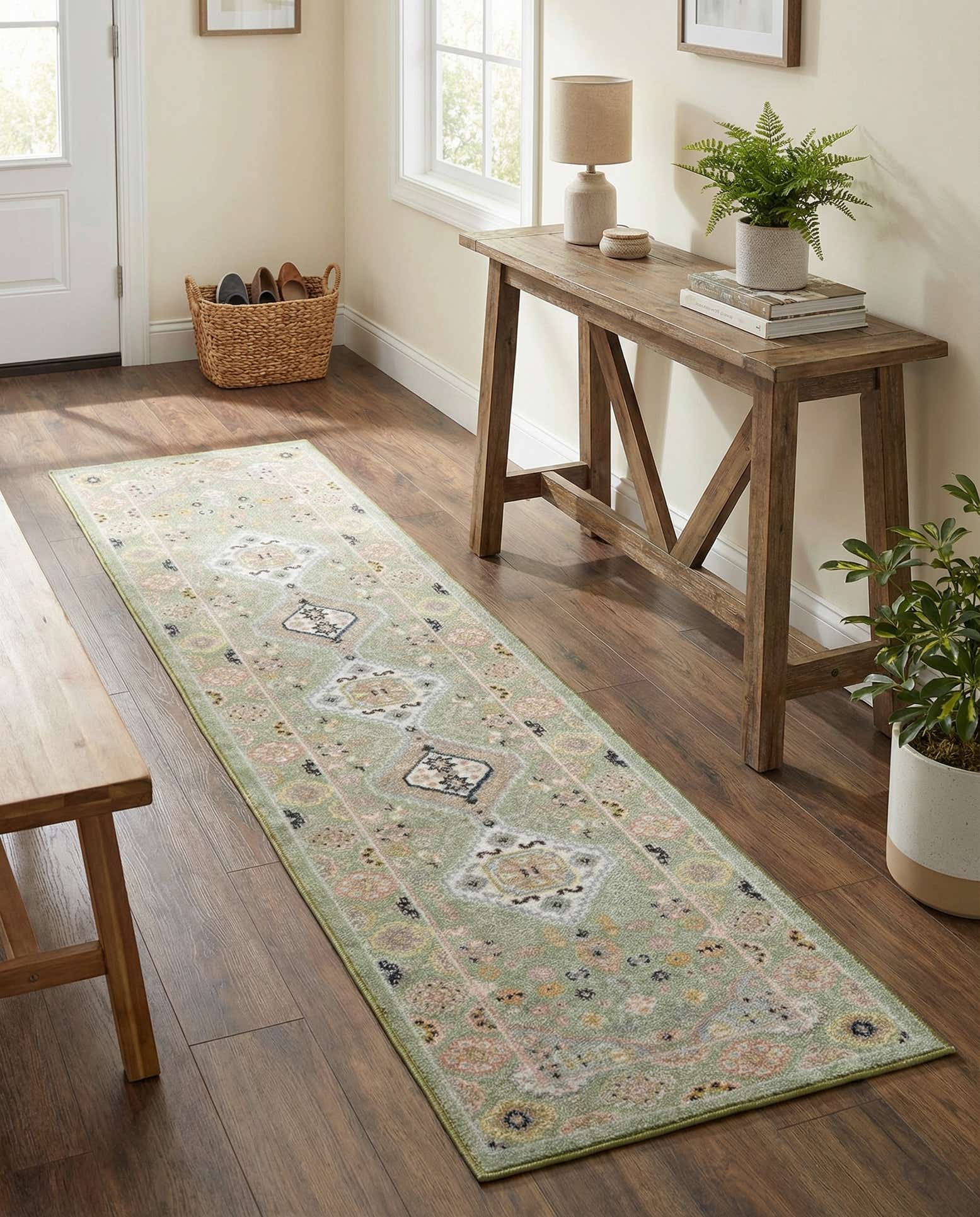 2' x 8' Kamala Washable Runner Rug