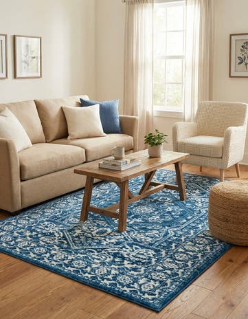 Blue Boston Rug