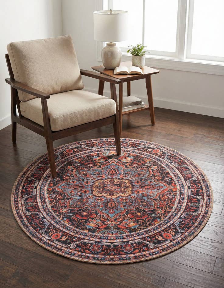 Detail image of 3' 6 x 3' 6 Timeless Round Rug