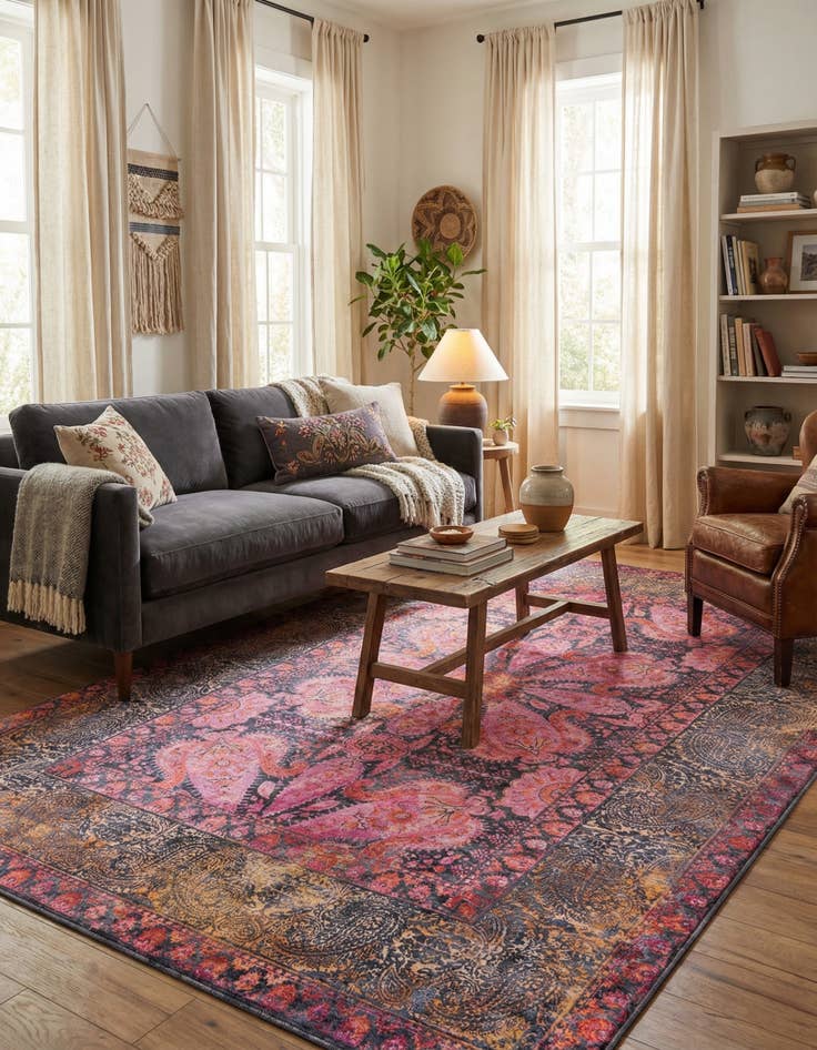 Detail image of 6' x 9' Washable Mangata Rug