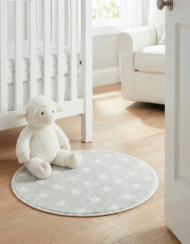 Detail image of 2' 2 x 2' 2 Whimsy Kids Round Rug