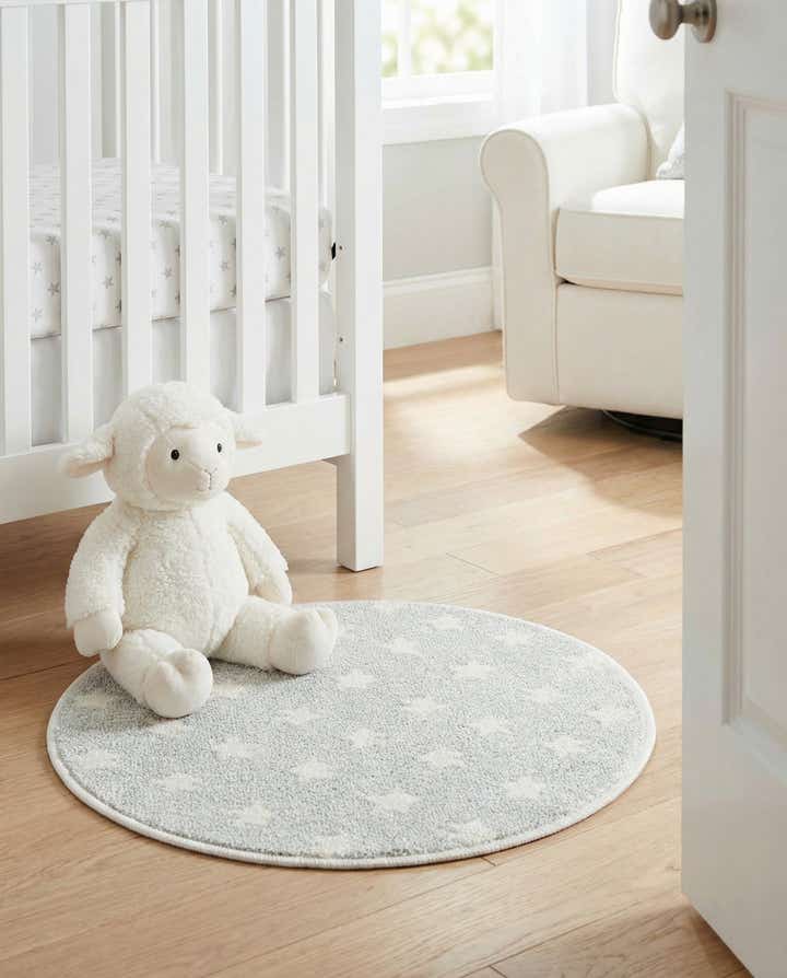 2' 2 x 2' 2 Whimsy Kids Round Rug