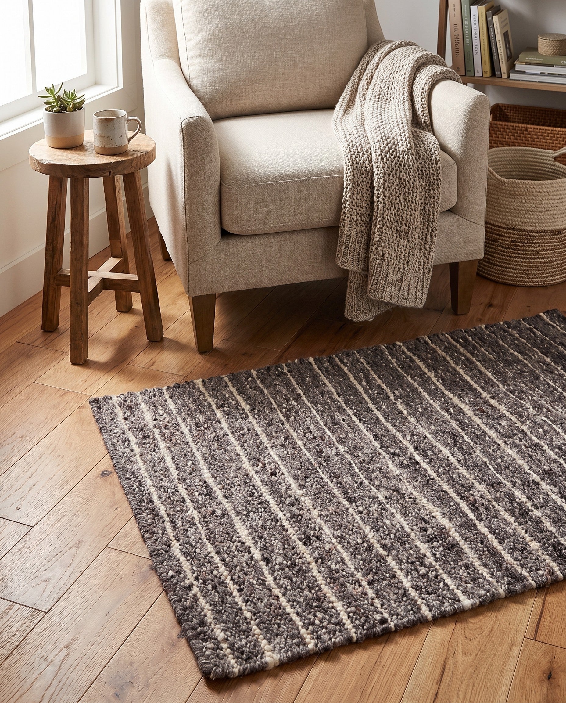 2' x 3' 1 Hand Knotted Moroccan Wool Rug