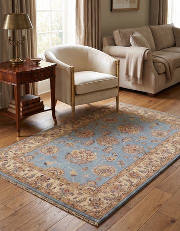 3' 2 x 4' 11 Hand Knotted Ziegler Rug