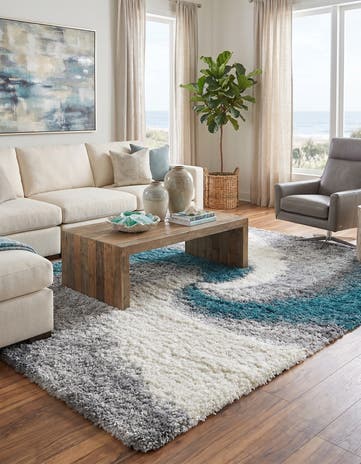 9' x 12' Soft Touch Shag Rug