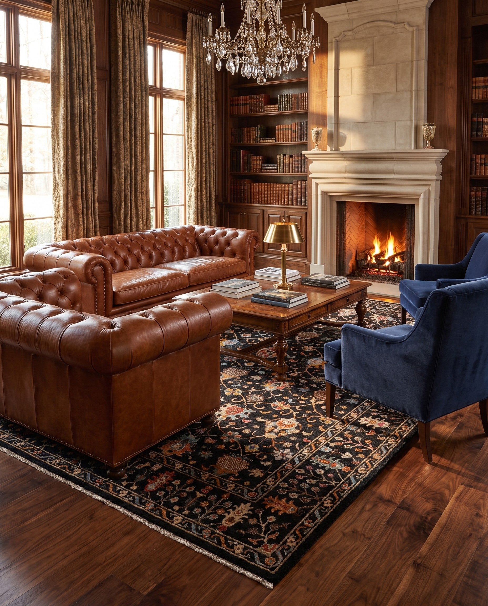 9' 4 x 12' Hand Knotted Ariana Ziegler Rug
