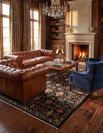 9' 4 x 12' Hand Knotted Ariana Ziegler Rug