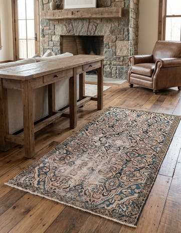 3' 2 x 6' Hand Knotted Ultra Vintage Persian Wool Rug