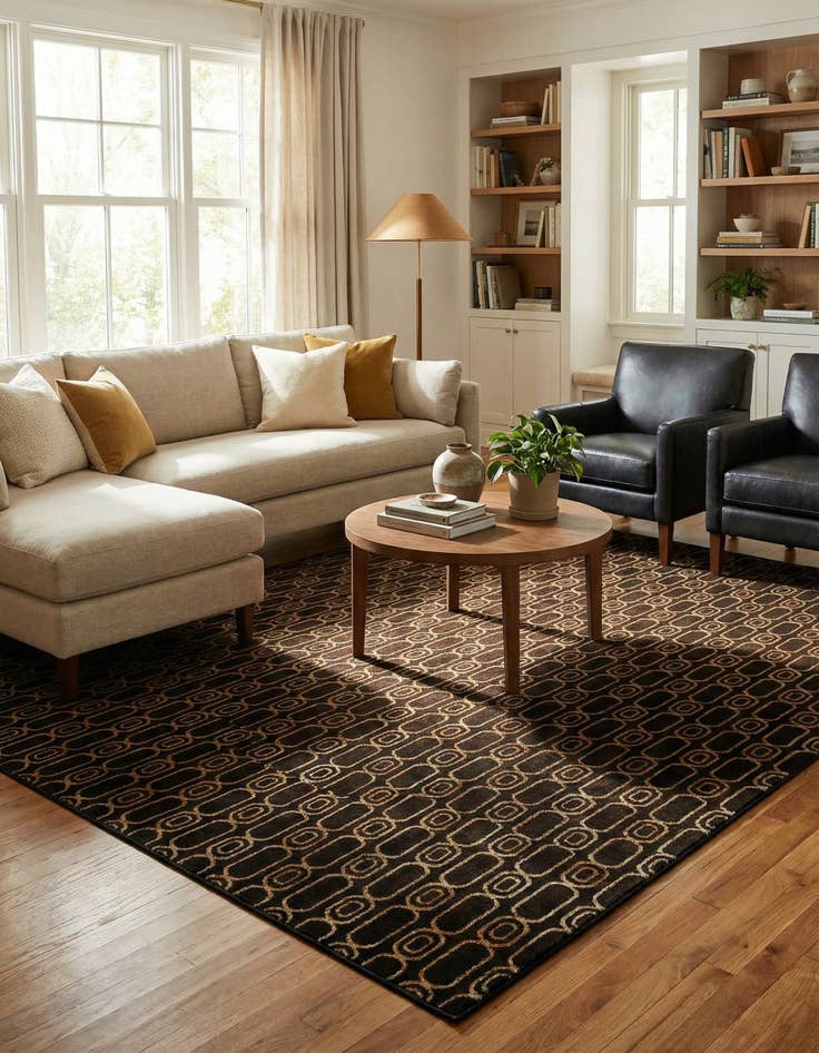 Detail image of 10' x 13' Vogue Geo Rug