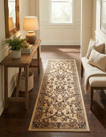 Ivory Yasmin Runner Rug
