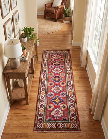 2' x 5' 9 Hand Knotted Kazak Runner Rug