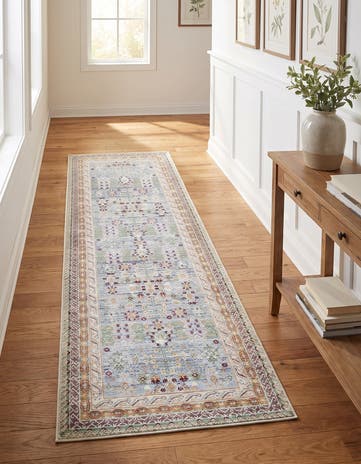 Blue Alexis Runner Rug