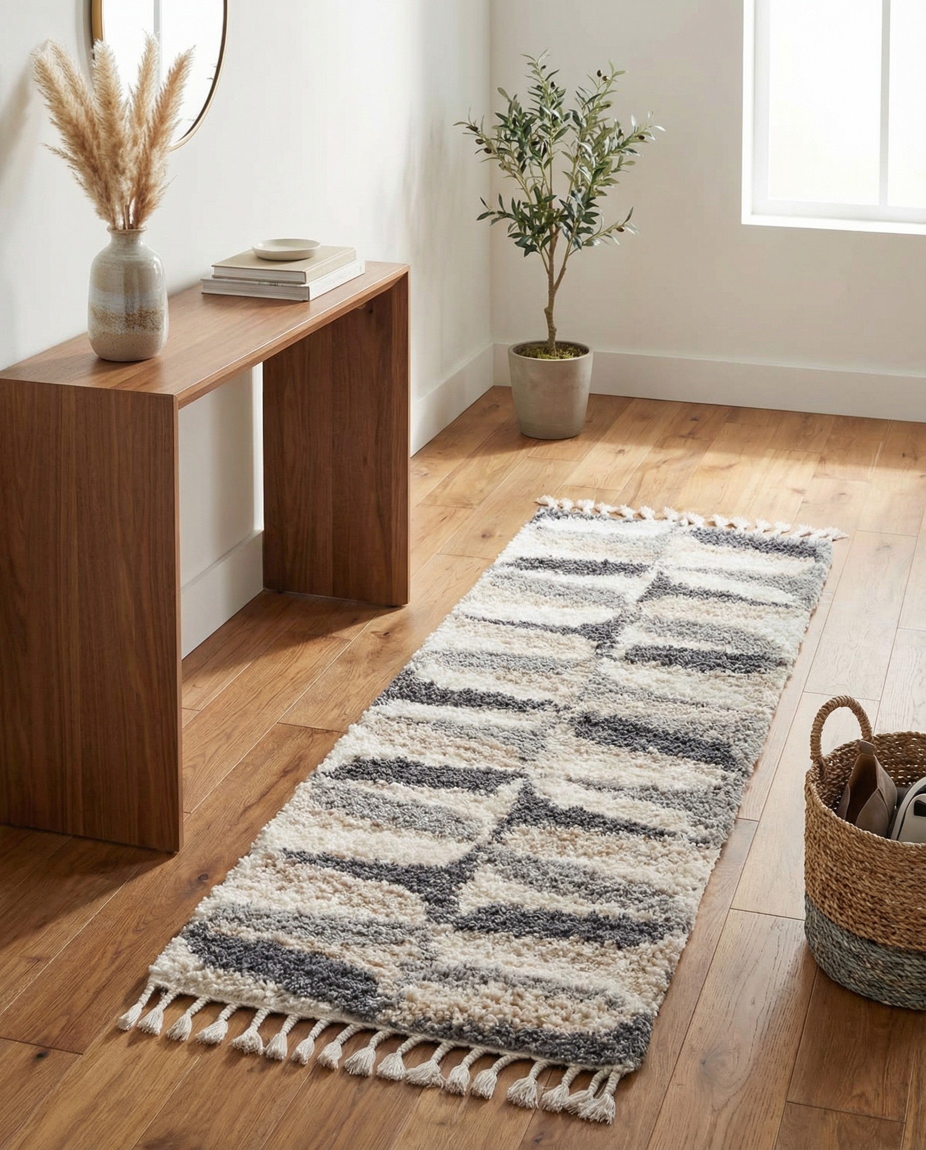 2' 2 x 6' Athena Shag Runner Rug