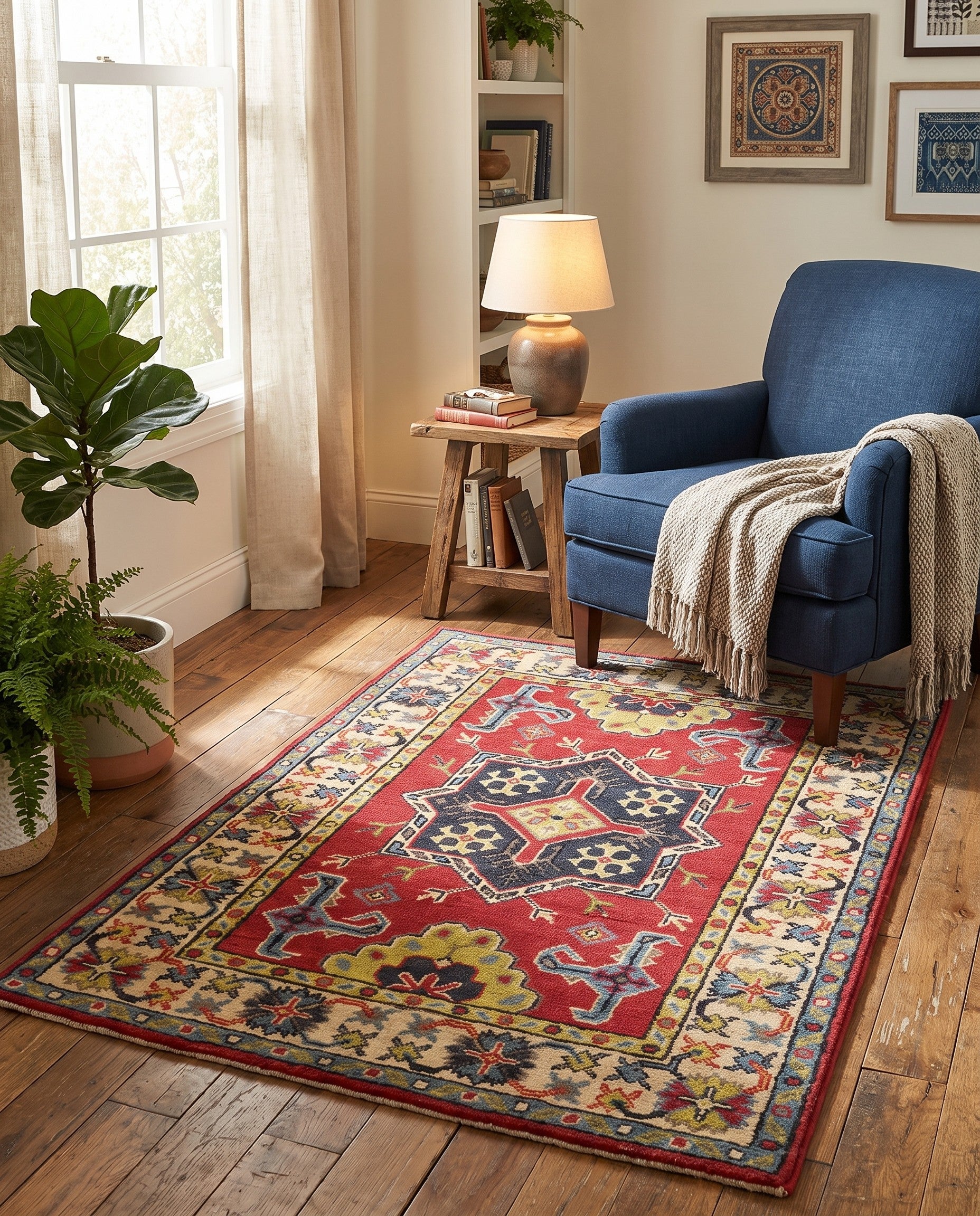 2' 10 x 3' 11 Hand Knotted Kazak Rug