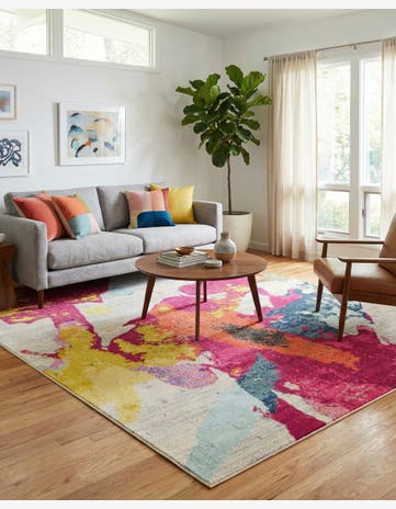 Washable Hyacinth Rug