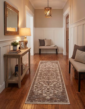 Ivory Grand Tradition Runner Rug