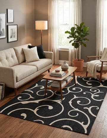 Black Georgia Rug