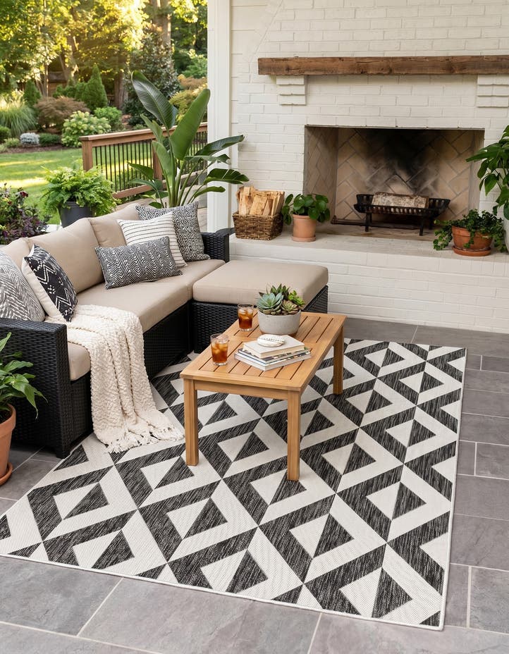 5' 3 x 8' Easy-Clean Jill Zarin Napa Indoor ...