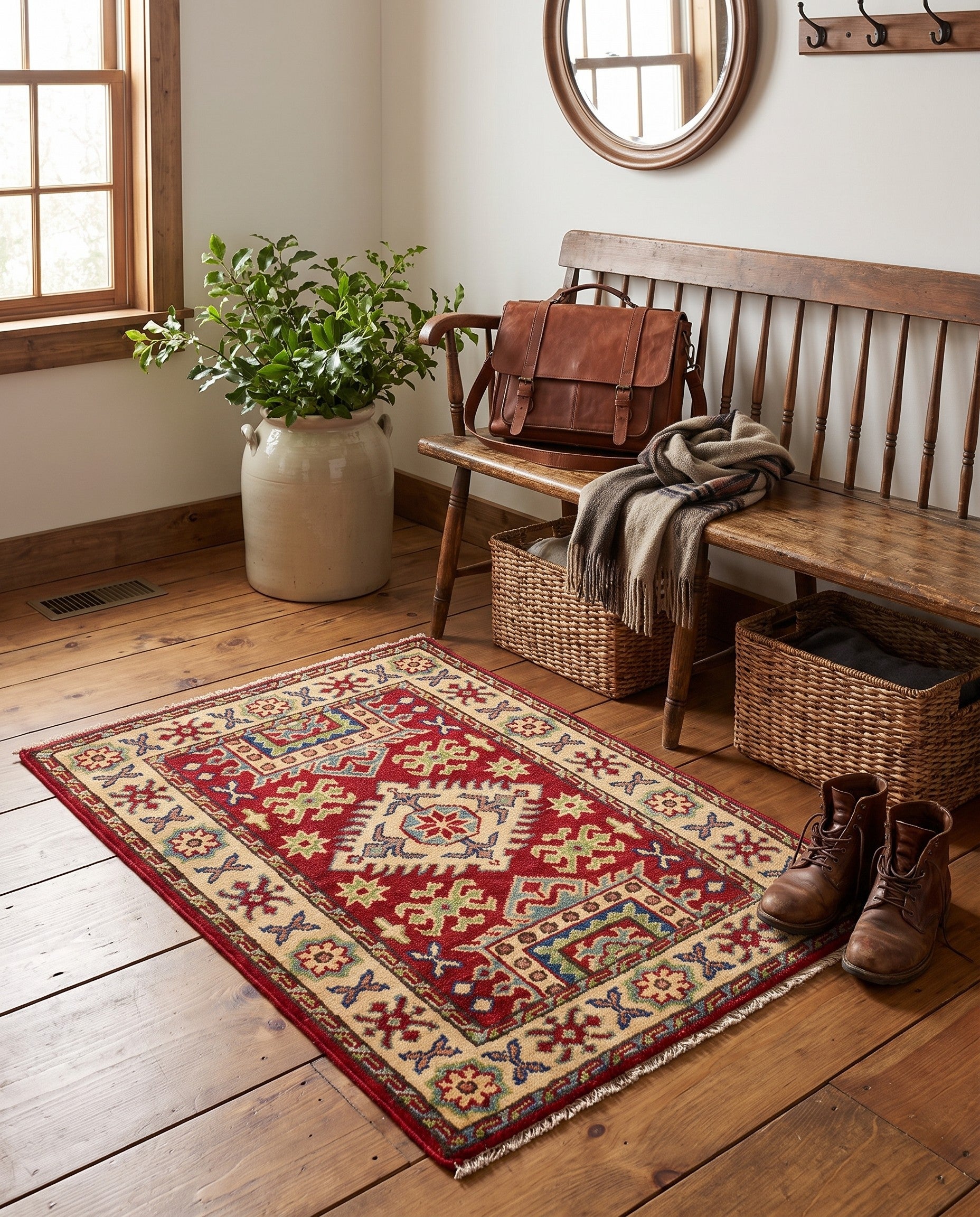 2' 1 x 2' 10 Hand Knotted Kazak Rug