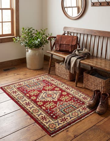 2' 1 x 2' 10 Hand Knotted Kazak Rug