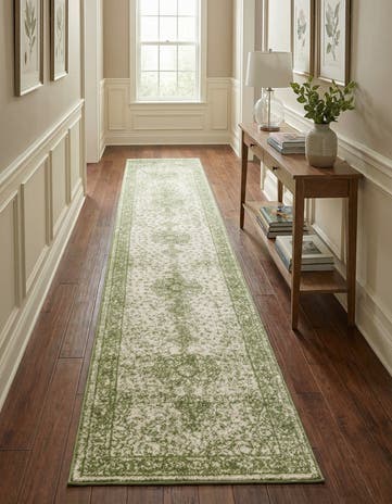 Green Dover Runner Rug