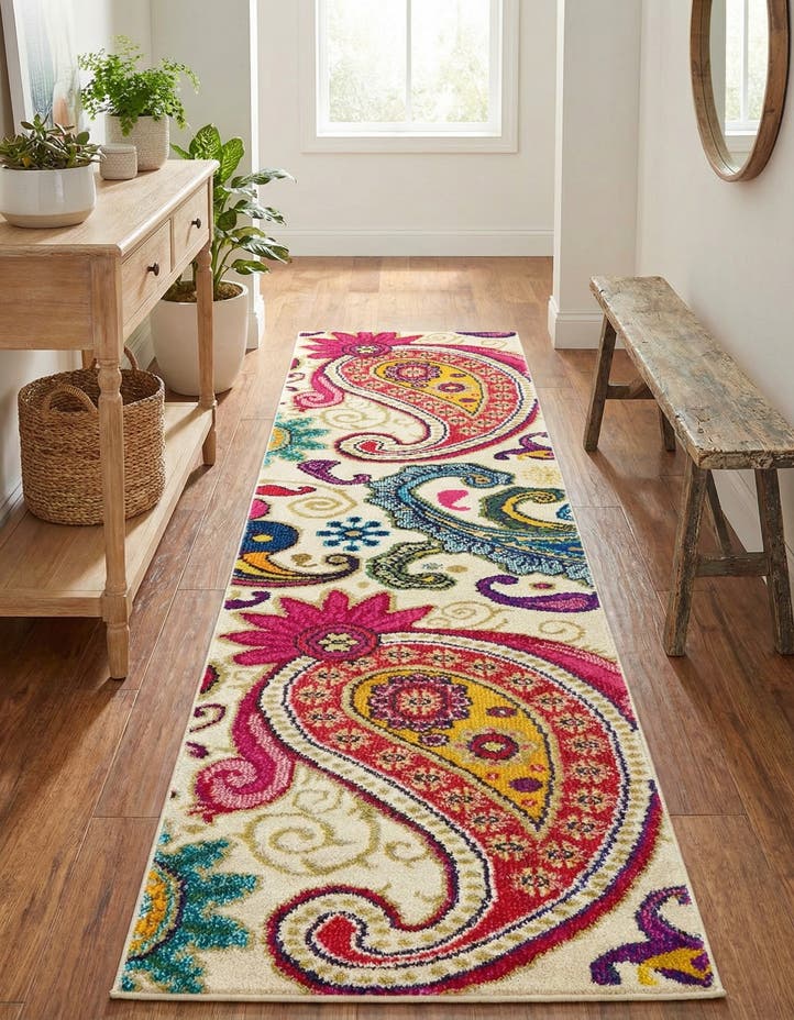 2' 2 x 6' 9 Washable Hyacinth Runner Rug