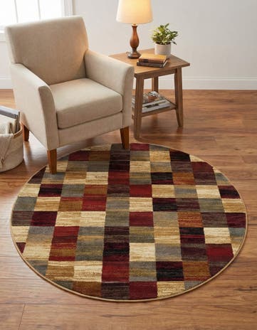 Cafe Round Rug