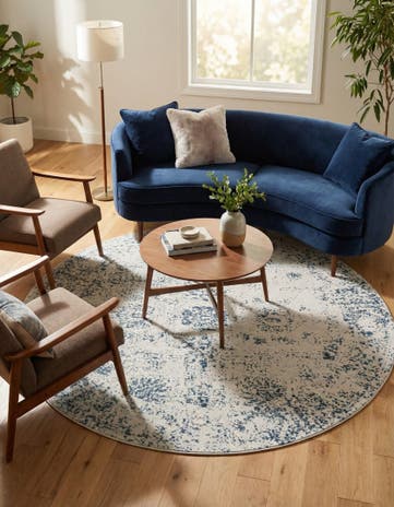 7' x 7' Monte Carlo Round Rug