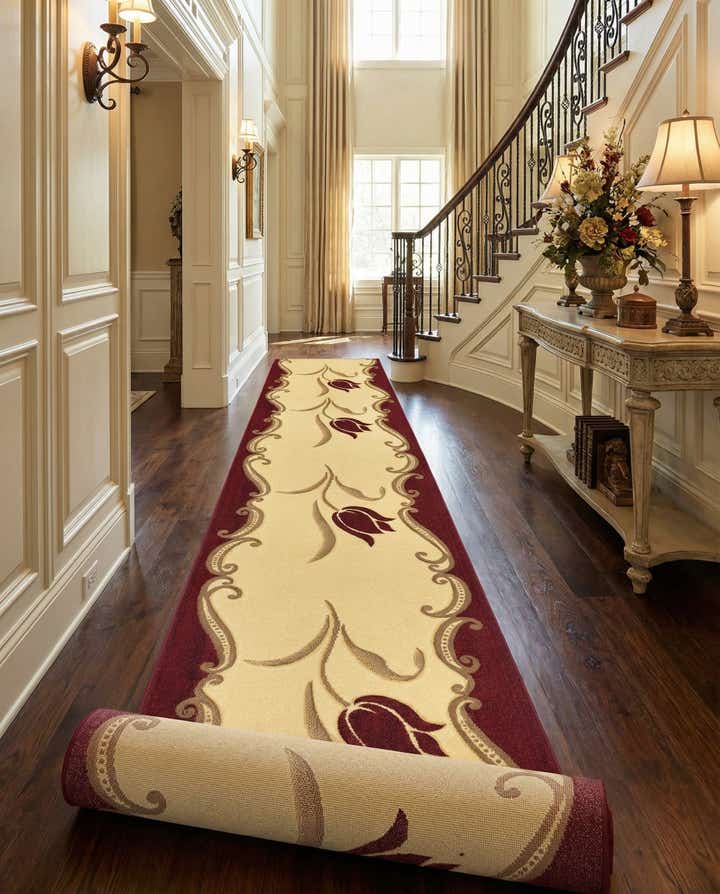 3' 3 x 98' 5 Reproduction Gabbeh Runner Rug