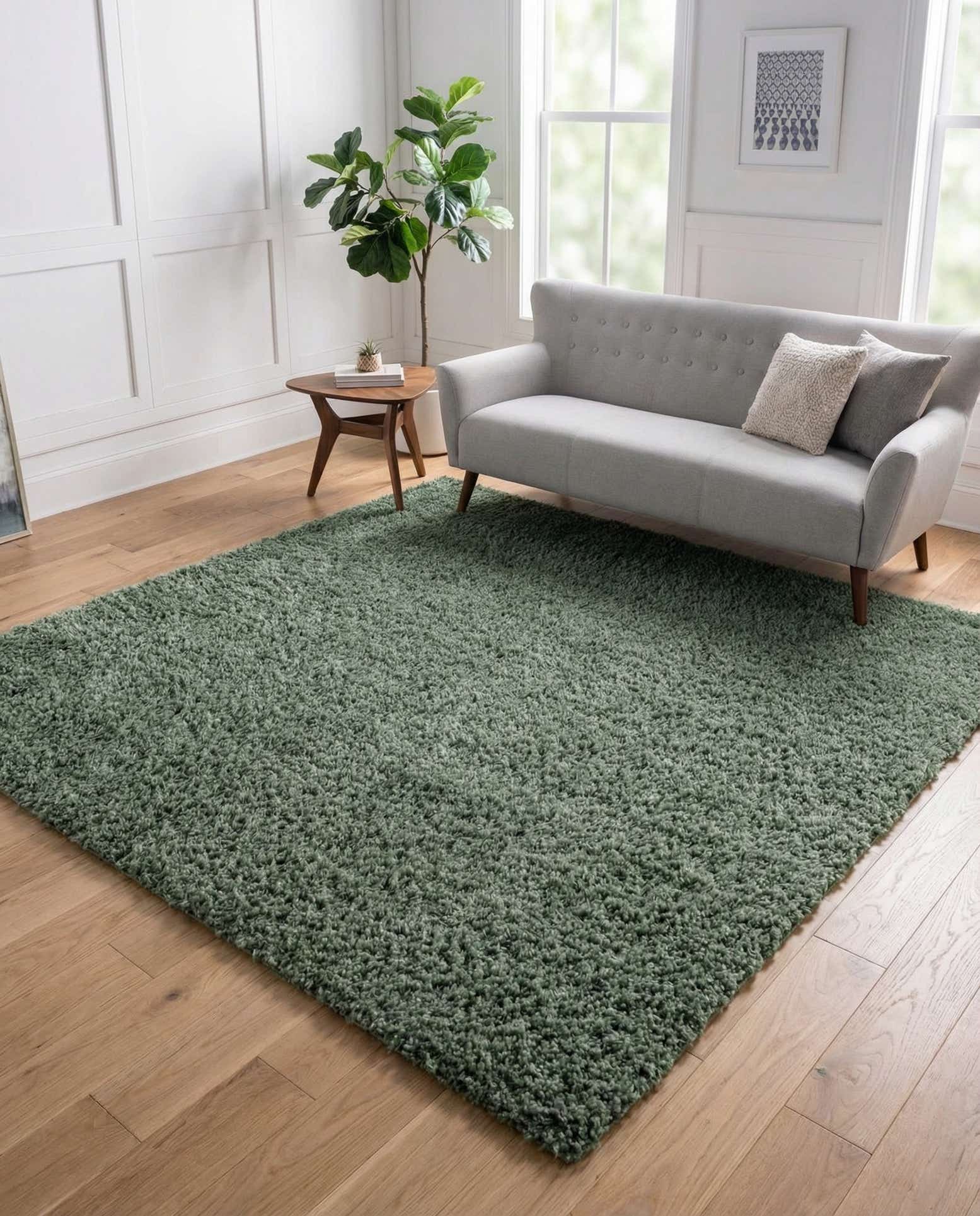 7' 10 x 7' 10 Zermatt Shag Square Rug