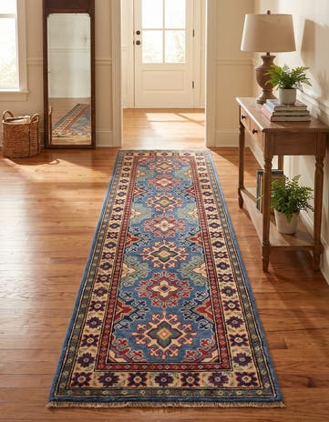 1' 11 x 6' 1 Hand Knotted Kazak Runner Rug