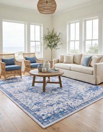 10' 6 x 10' 6 Washable Francesca Square Rug
