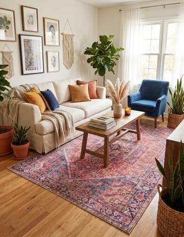 8' 4 x 12' Washable Timeless Rug
