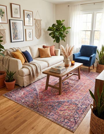 8' 4 x 12' Washable Timeless Rug