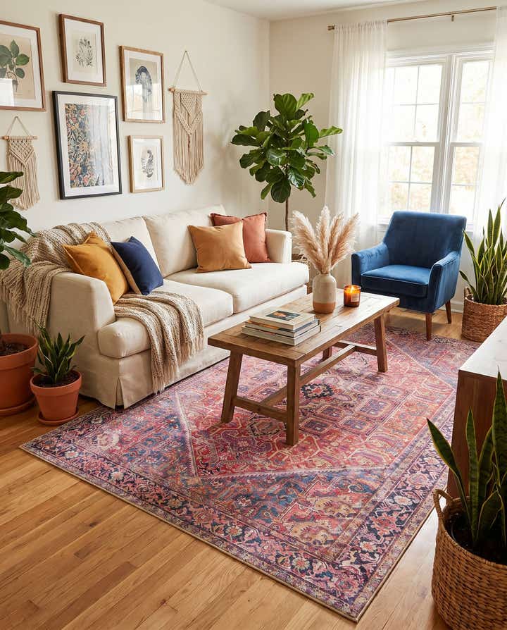 8' 4 x 12' Washable Timeless Rug