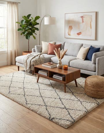 7' x 10' Moroccan Shag Rug