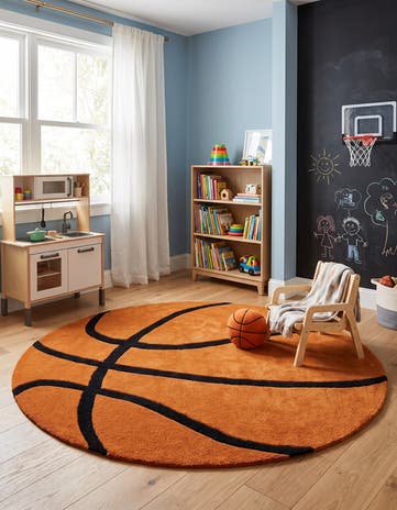 5' 1 x 5' 1 Playtime Kids Wool Freeform Rug