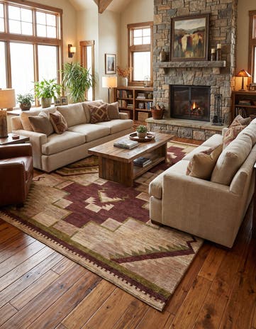 8' 10 x 11' 11 Hand Knotted Ziegler Modern Rug