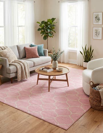 10' x 13' Lattice Frieze Rug