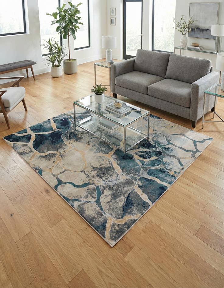 Detail image of 6' x 6' Ethereal Square Rug