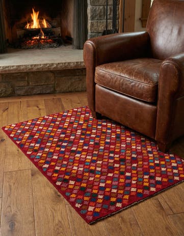 3' x 4' 7 Hand Knotted Balouch Wool Rug