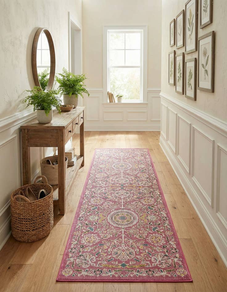 Detail image of 2' x 6' Blossom Runner Rug