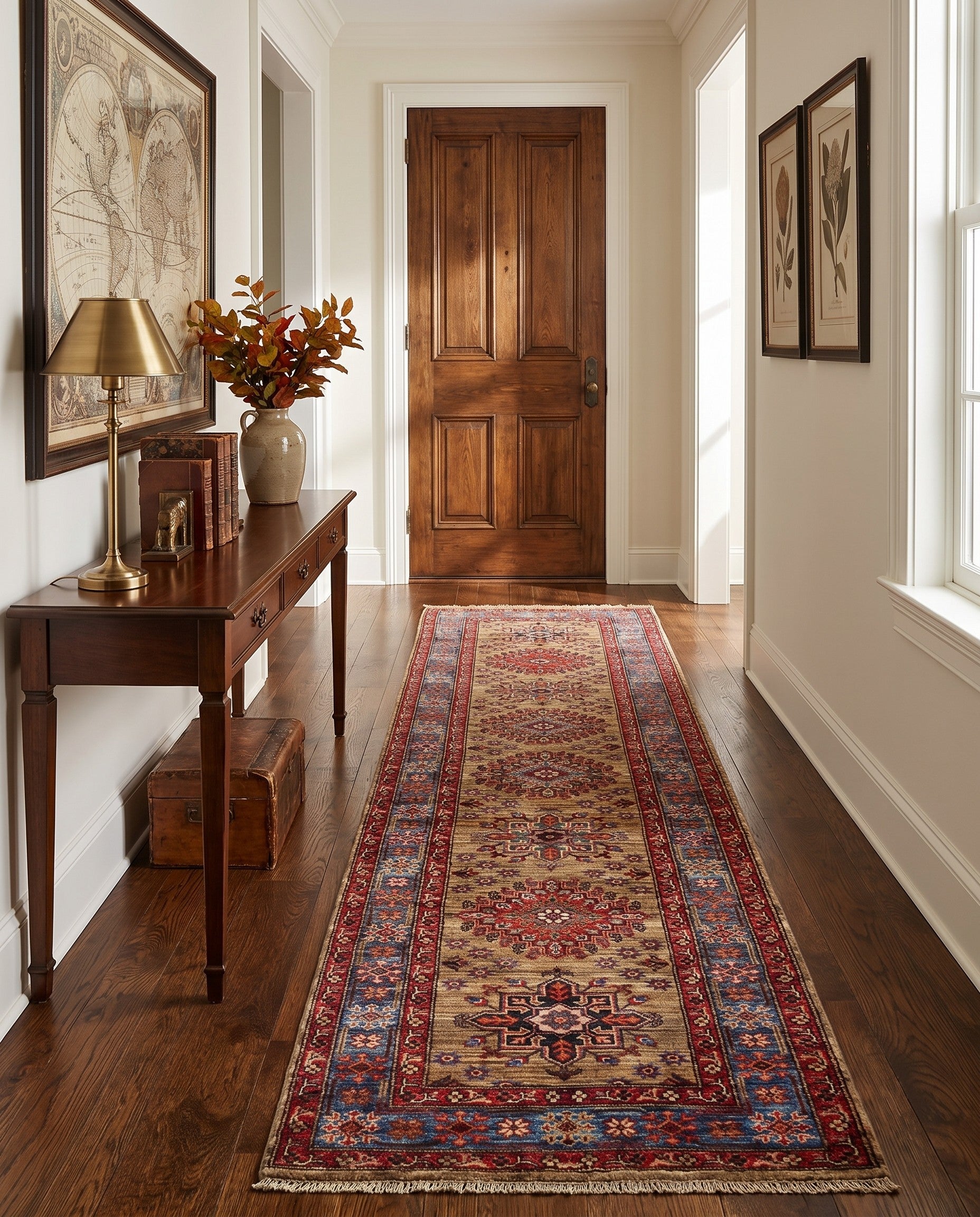 2' 10 x 9' 5 Hand Knotted Kazak Runner Rug