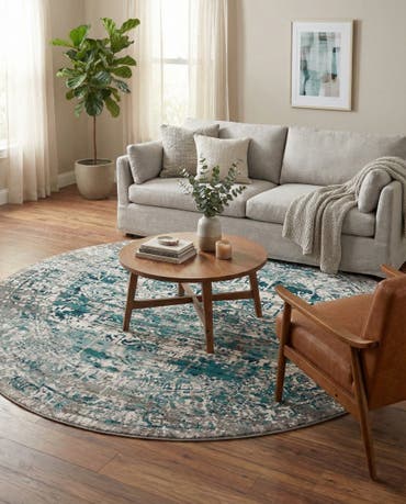  7' 10 x 7' 10 Aarhus Round Rug